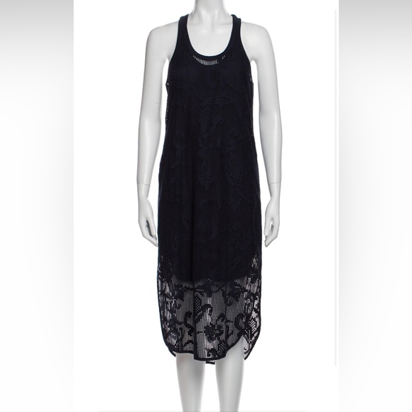 RAG & BONE Stella Floral Laser-Cut Tank Dress - Picture 2 of 6